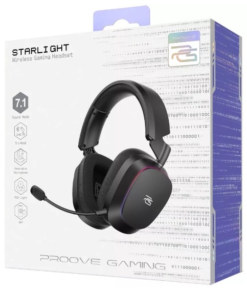 Наушники Proove Gaming Starlight (APP) (black/purple) фото №11