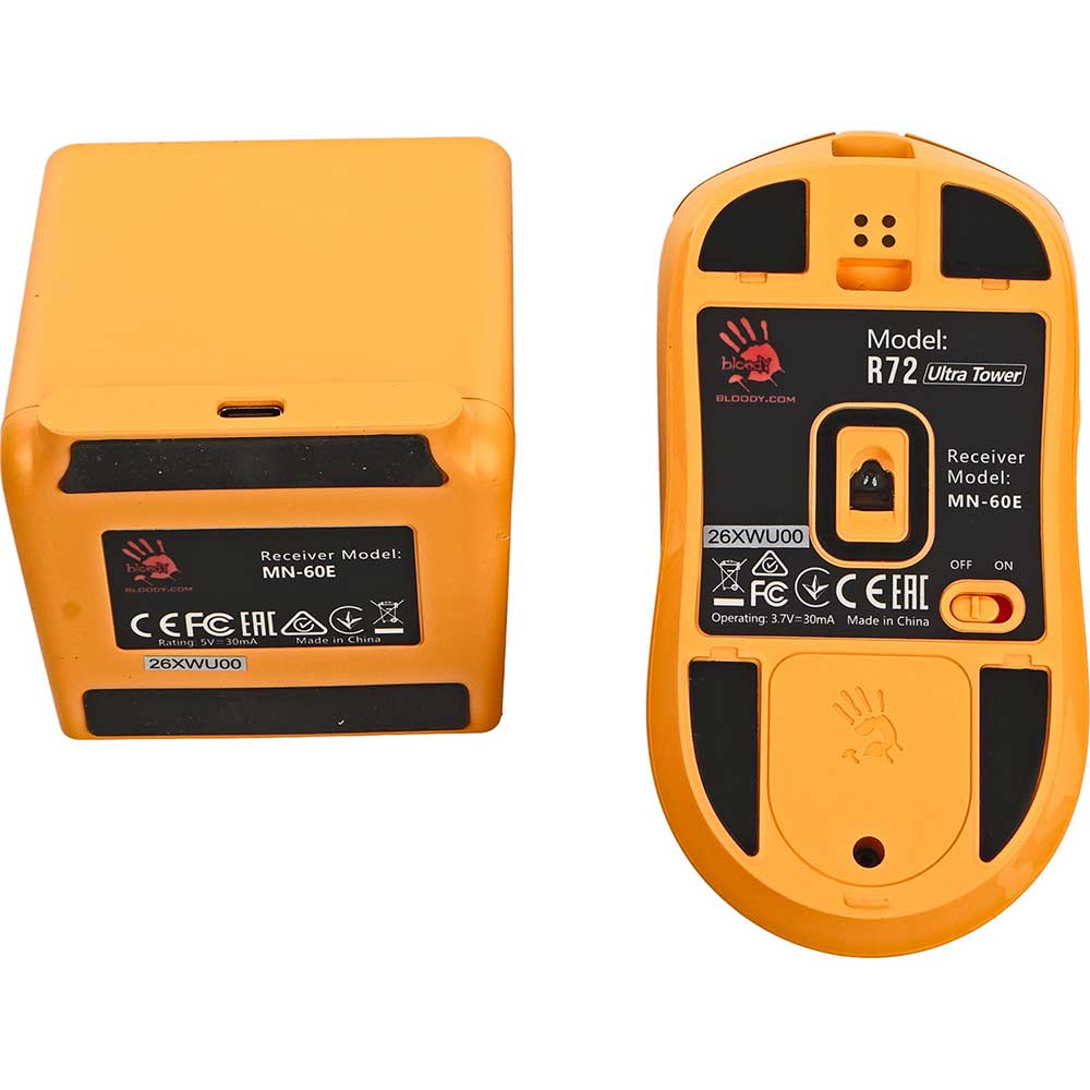 Комп'ютерна миша A4Tech R72 Ultra Tower (Yellow) фото №12