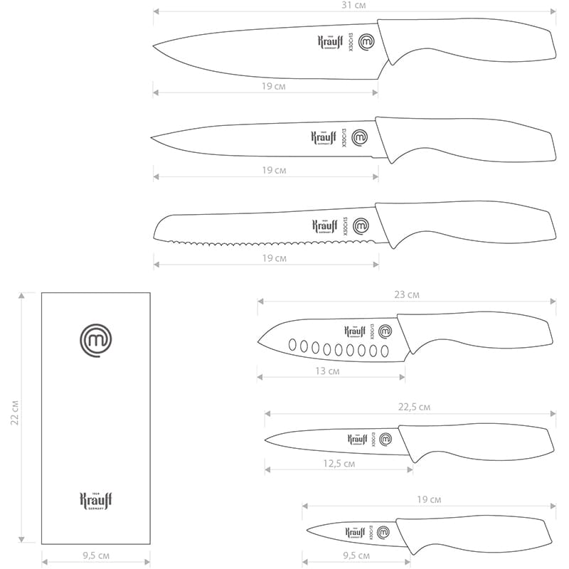 Набір ножів Krauff 29-305-263 фото №7
