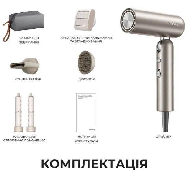 Стайлер для волос Dreamе Pocket Pro 5in1 Titanium (AHD51PRO_T5) фото №11