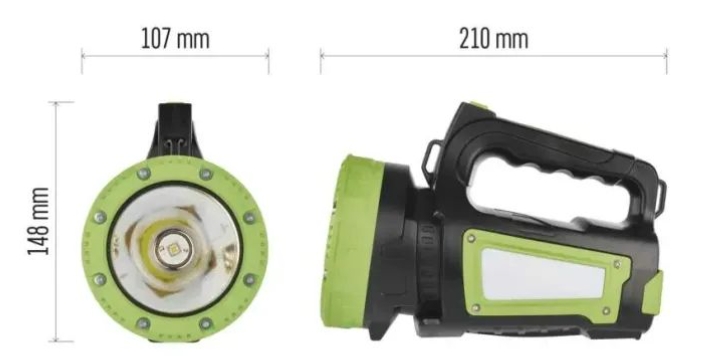 Фонарик EMOS P2316 LED  COB LED 850 лм 8000 мАг фото №10