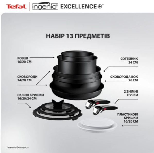 Набор посуды Tefal Ingenio Excellence  (P0009753) фото №3