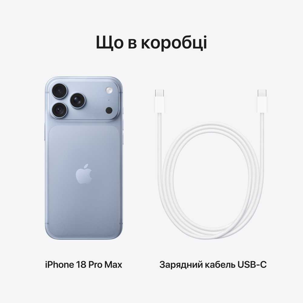 Смартфон Apple iPhone 18 Pro Max 256Gb Glacier фото №5