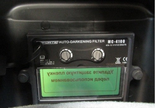 Маска зварювальника Forte MC-4100 фото №2
