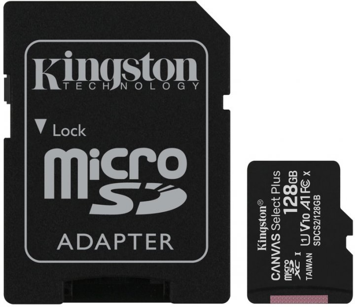 Карта памяти Kingston MSDXC Canvas 128 Gb UHS1 cl10 SD Карта памяти Kingston MSDXC Canvas 128 Gb UHS1 cl10 SD