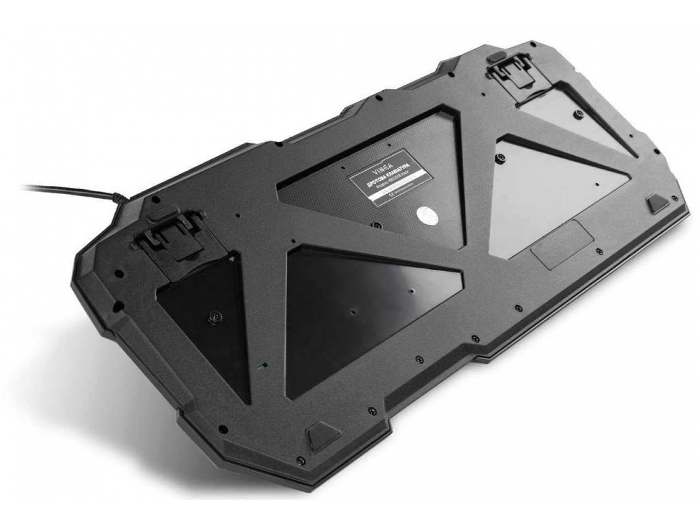 Клавіатура   мишка Vinga KBSG 558 Black фото №2