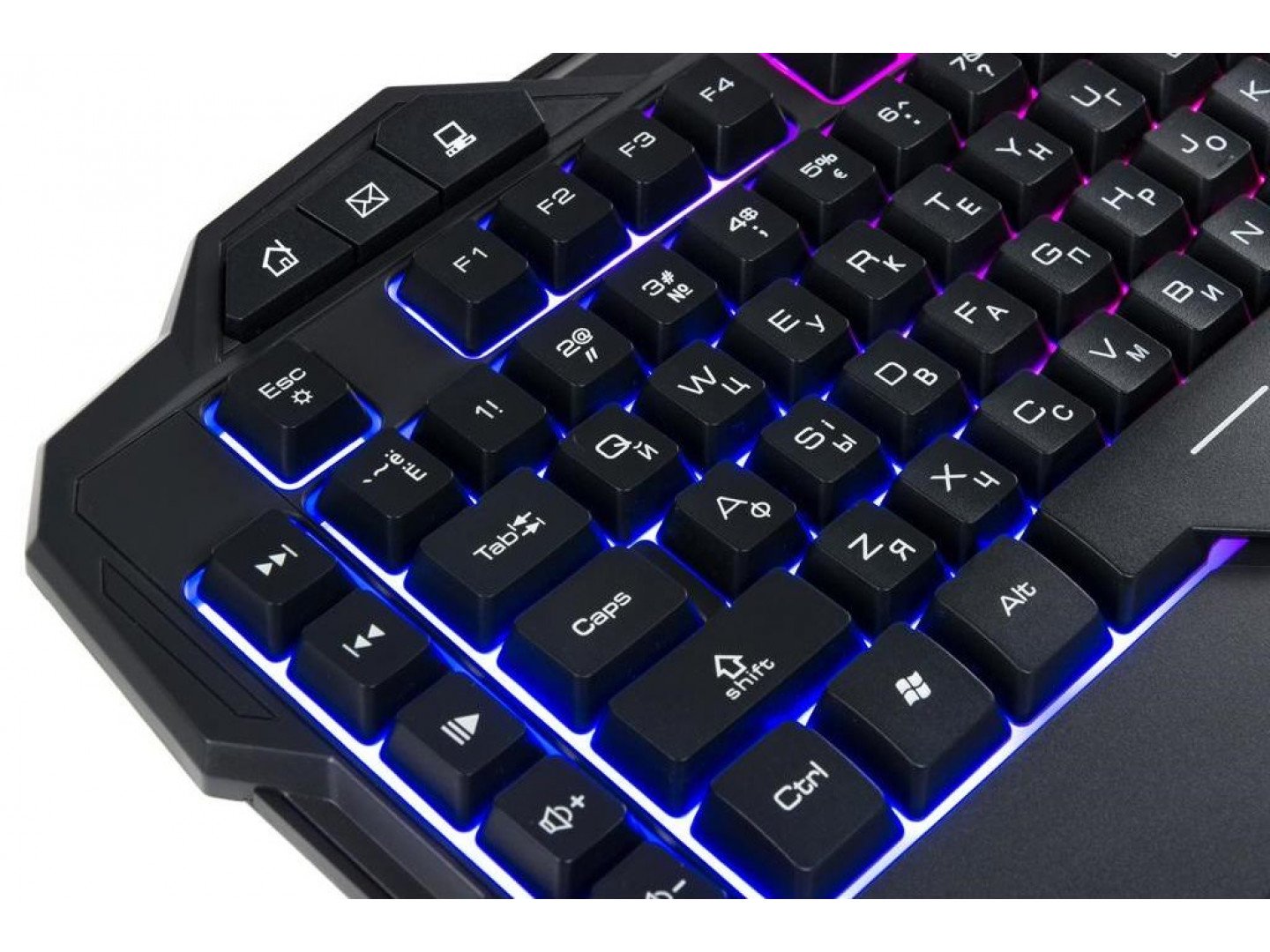 Клавіатура   мишка Vinga KBSG 558 Black фото №6