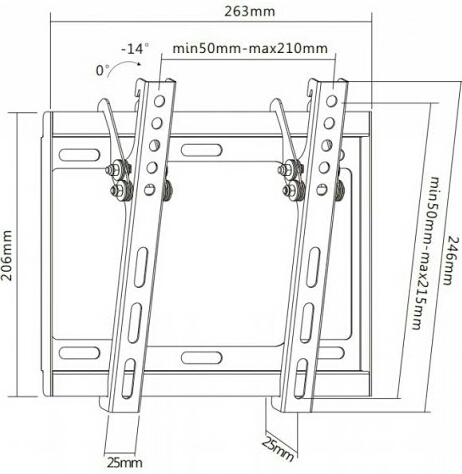 Кріплення ТВ UniBracket BZ01-21 фото №2