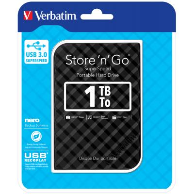 Зовнішній жорсткий диск Verbatim 2.5" 1TB  (53194) фото №4
