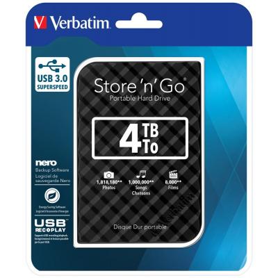 Внешний жесткий диск Verbatim 2.5" 4TB  (53223) фото №4