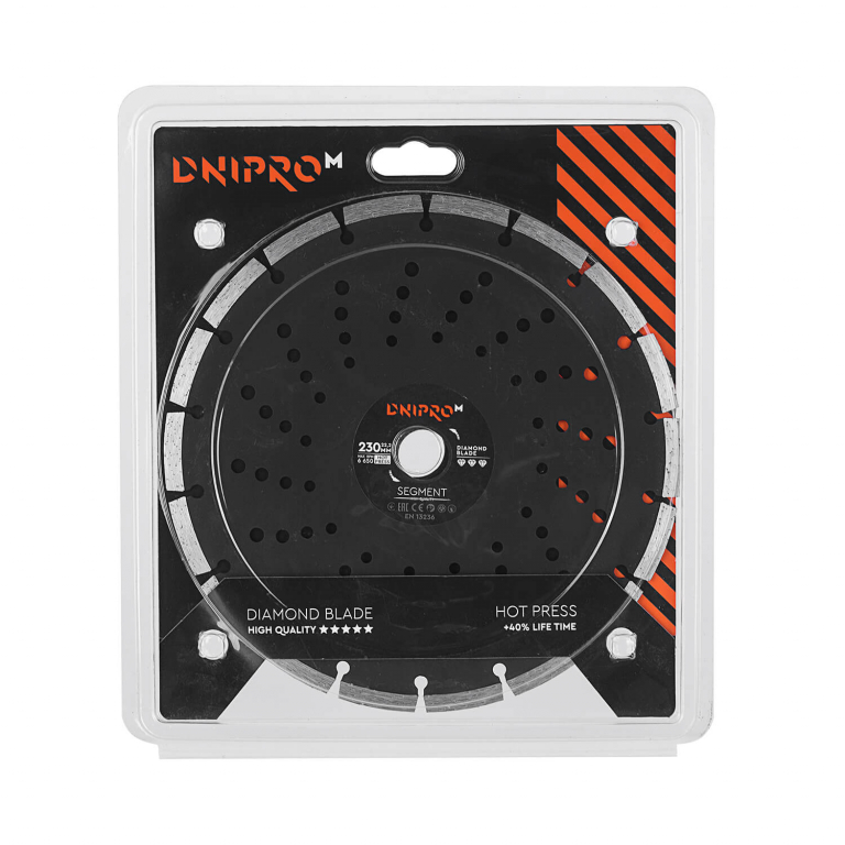 Круг відрізний Дніпро М 72526 002 Алмазний диск 230 (22,2 Сегмент) фото №3