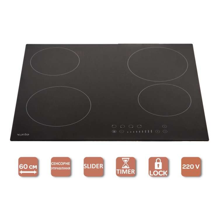 Варочная поверхность Ventolux VB 6004 TC SL фото №5