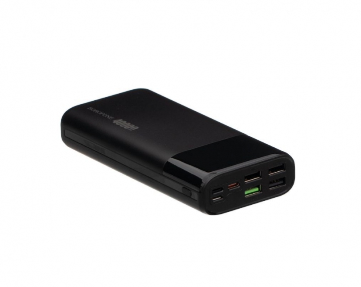 Мобильная батарея Borofone DBT01 Fast Charge 4USB QC3.0 & PD3.0 40000 mAh Black Мобильная батарея Borofone DBT01 Fast Charge 4USB QC3.0 & PD3.0 40000 mAh Black