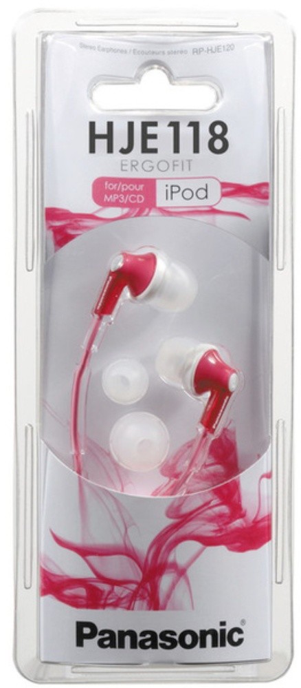 Навушники Panasonic RP HJE 118 GUP Pink фото №2 Навушники Panasonic RP HJE 118 GUP Pink фото №2