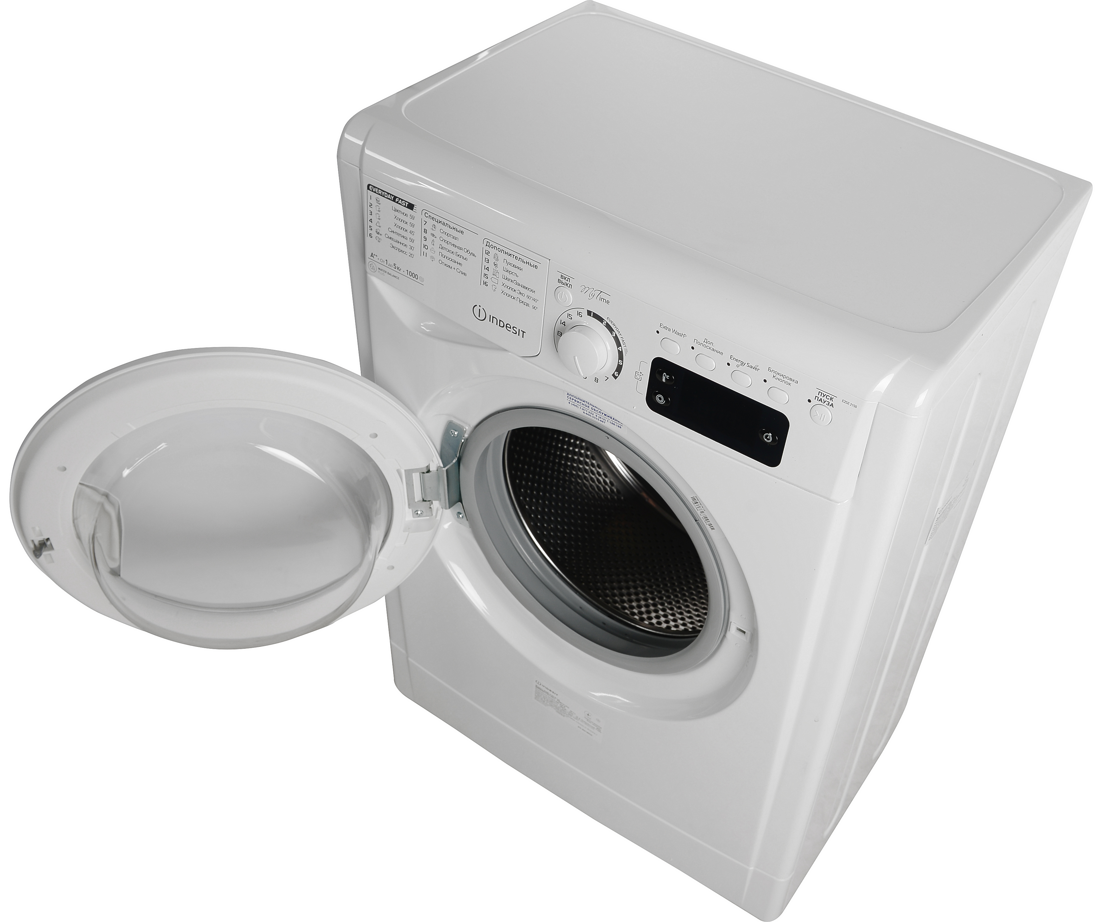 Пральна машина Indesit E2SE2150WUA фото №5