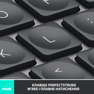 Клавіатура Logitech MX Keys Mini Wireless Illuminated Graphite (920-010501) фото №2