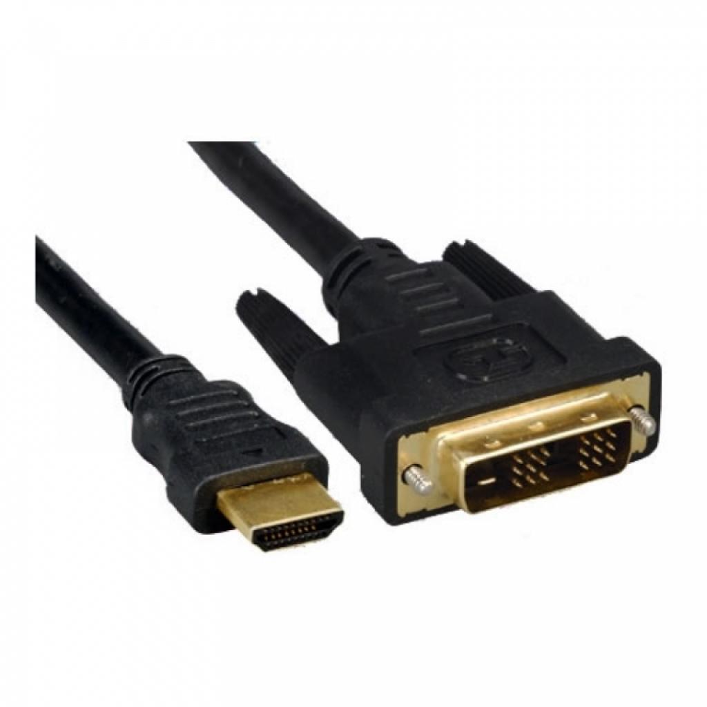 Кабель Cablexpert HDMI to DVI 18 1pin M, 0.5m Cablexpert (CC-HDMI-DVI-0.5M) фото №2