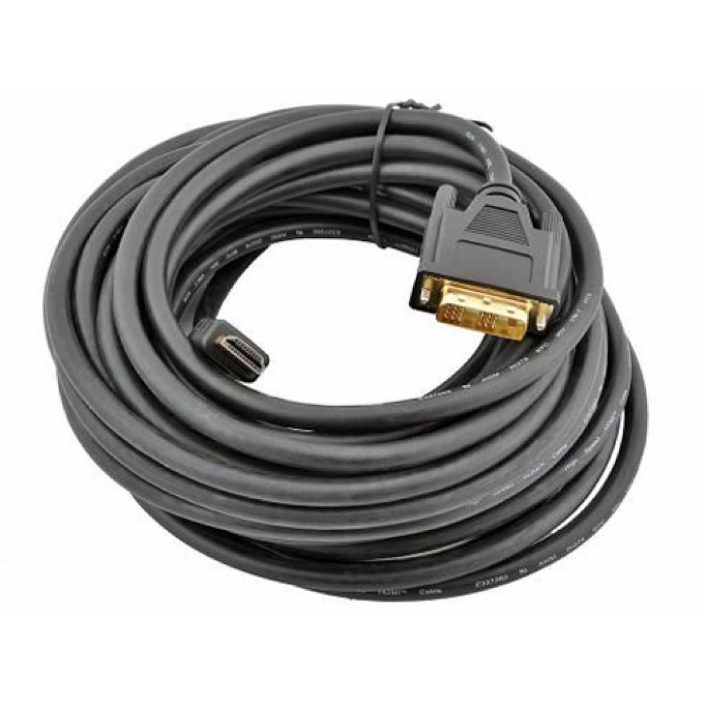 Кабель Cablexpert HDMI to DVI 18 1pin M, 0.5m Cablexpert (CC-HDMI-DVI-0.5M) фото №3