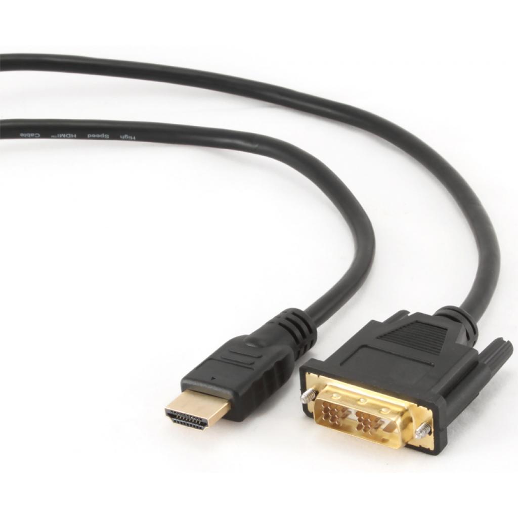 Кабель Cablexpert HDMI to DVI 18 1pin M, 0.5m Cablexpert (CC-HDMI-DVI-0.5M)