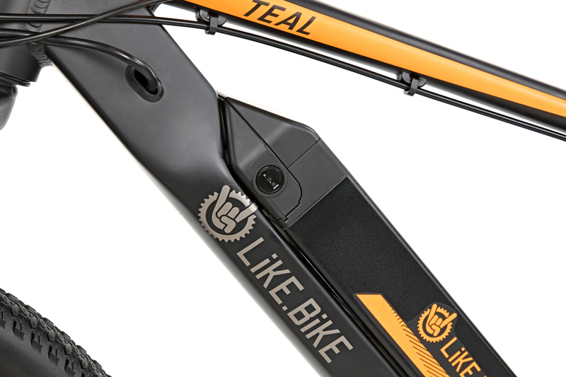 Електровелосипед Like.Bike Teal (gray-orange) купити в інтернет