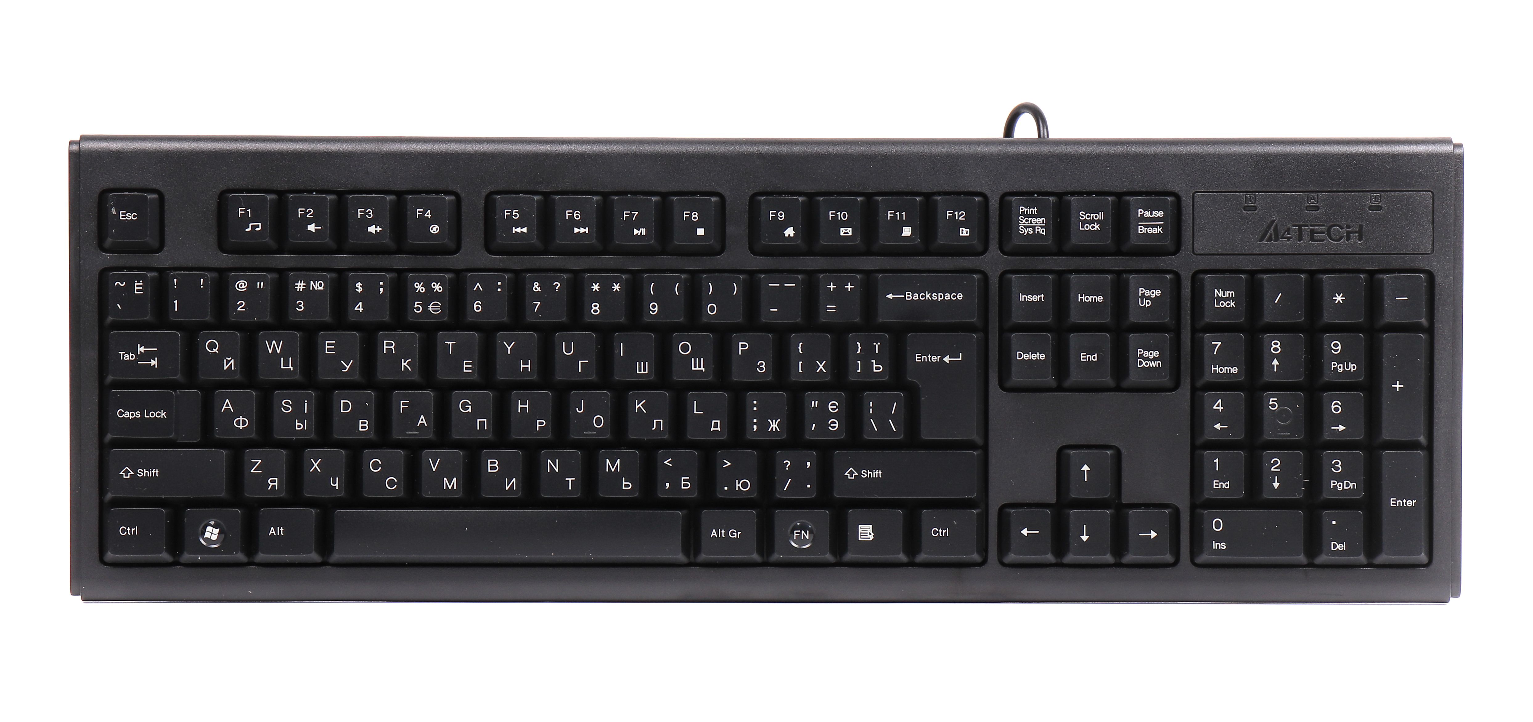 Клавіатура A4Tech KM-720 USB (Black)