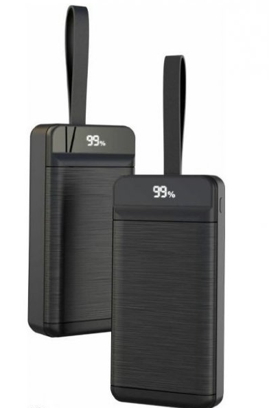 Мобільна батарея XO PR157 3USB Type-C QC&PD3.0 22.5W 40000mAh Black