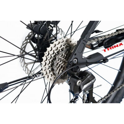 Trinx M700 Elite 27.5" рама-21" Matt-Black-White-Red (M700Elite.21MBWR) фото №5