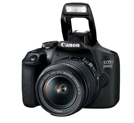 Цифрова фотокамера Canon EOS 2000D BK 18-55 DCIII (2728C007AA
