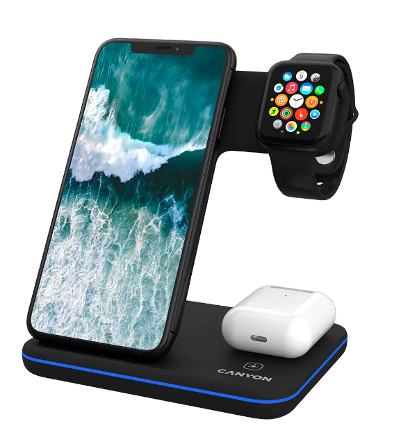 МЗП Canyon 3in1 Wireless charger (CNS-WCS303B)