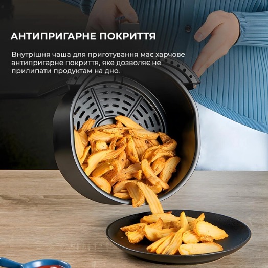 Мультипечь Dreamе Air Fryer KZ100 (DEM-KZ100) фото №15