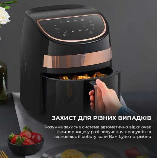 Мультипечь Dreamе Air Fryer KZ100 (DEM-KZ100) фото №6