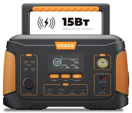 Vegas J1000 Plus 252000 mAh 932,4 Wh (Black/ Orange)