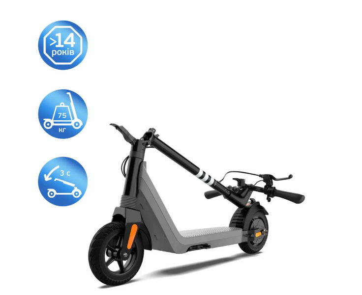 Електросамокат OKAI Zippy ES50С 8" 250W/500W Black фото №4