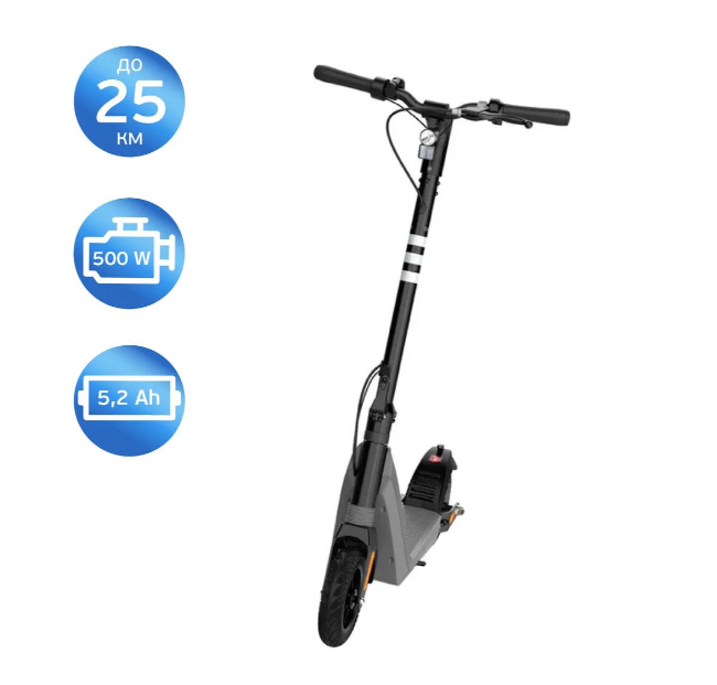 Електросамокат OKAI Zippy ES50С 8" 250W/500W Black фото №6