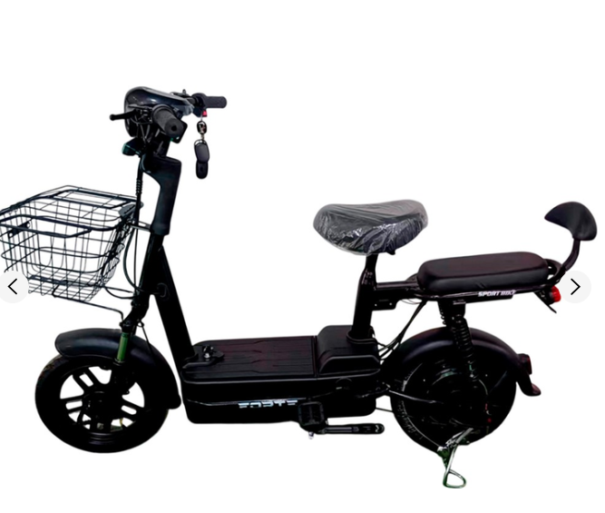 Електроскутер Forte LUCKY-WS500 чорний