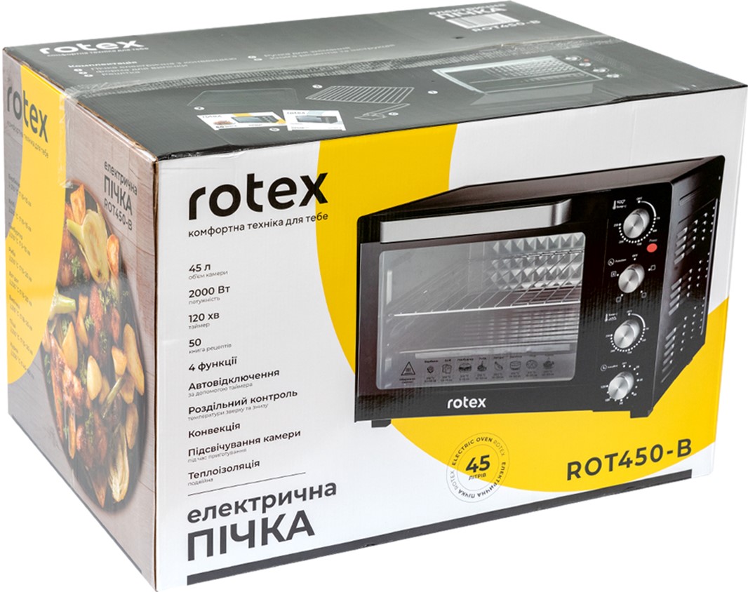 Электродуховка Rotex ROT450-B фото №9