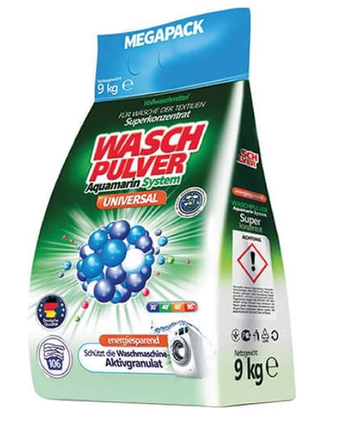 Аксесуары СМА Wasch pulver Порошок д/прання 9 кг universal Аксесуары СМА Wasch pulver Порошок д/прання 9 кг universal