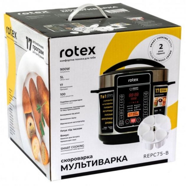 Мультиварка Rotex REPC72-B фото №6