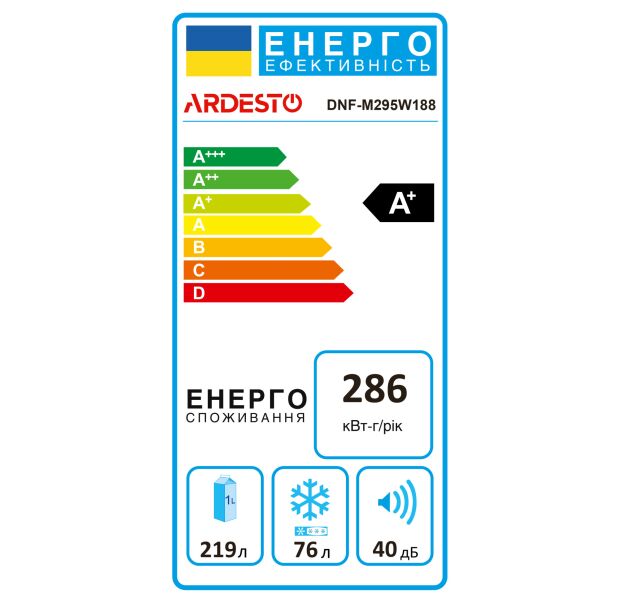 Холодильник Ardesto DNF-M295W188 фото №9
