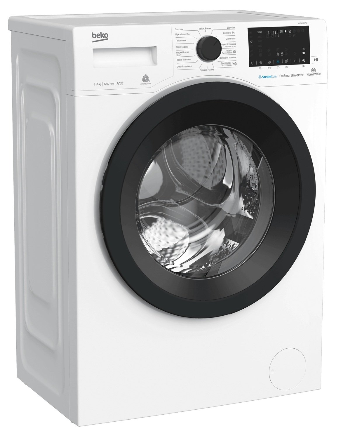 Пральна машина  Beko WUE6636XAW фото №2