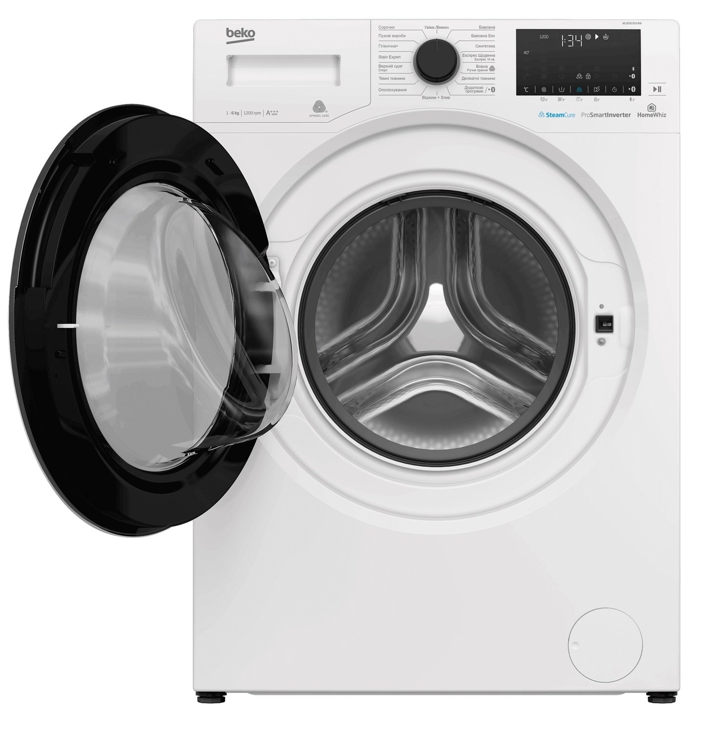 Пральна машина  Beko WUE6636XAW фото №3