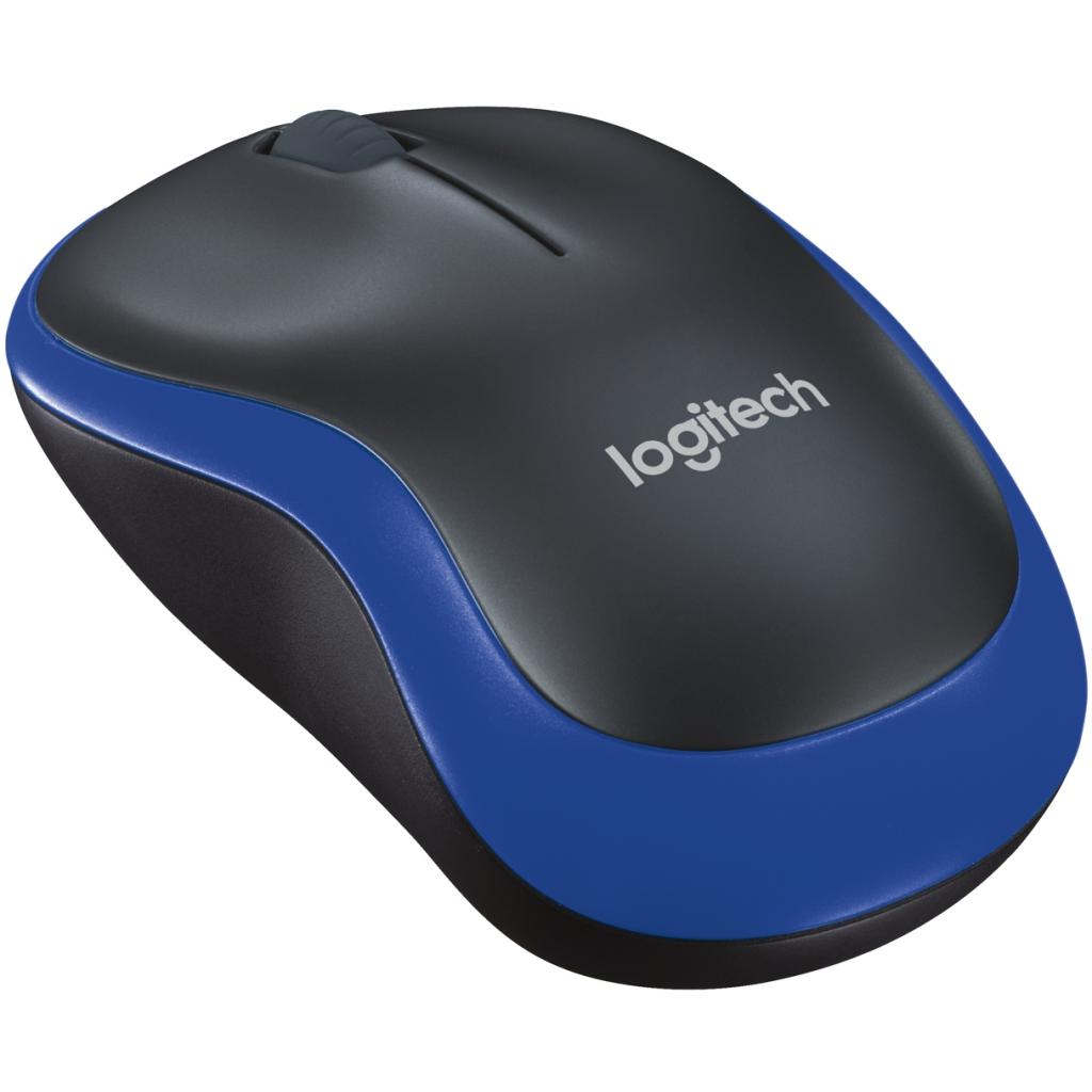 Комп'ютерна миша Logitech M 185 Blue фото №2