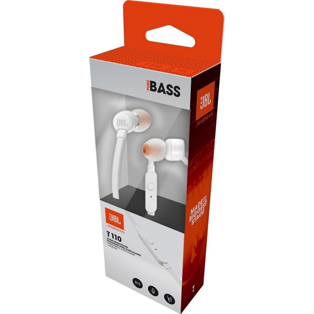 Навушники JBL T 110 White фото №6