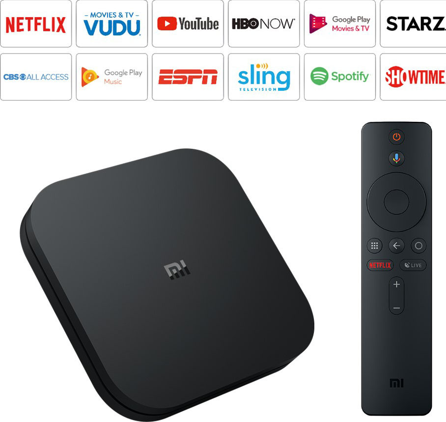 Smart TV Box Xiaomi Mi box S 4K 2/8GB Black фото №4
