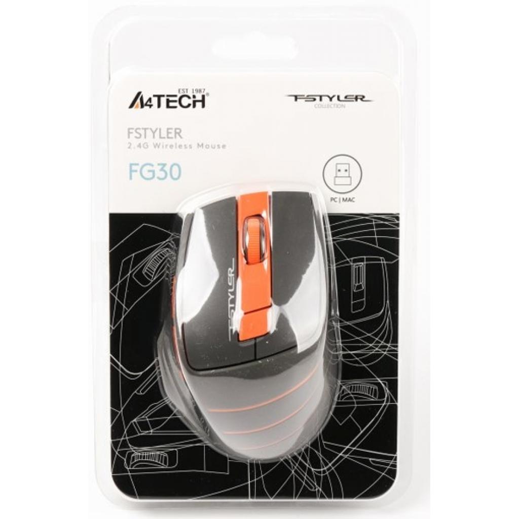 Компьютерная мыш A4Tech FG 30 Orange фото №7