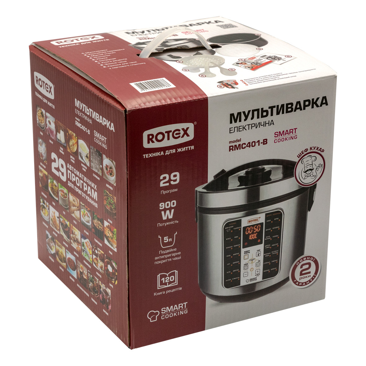 Мультиварка Rotex RMC401-B Smart Cooking фото №10 Мультиварка Rotex RMC401-B Smart Cooking фото №10