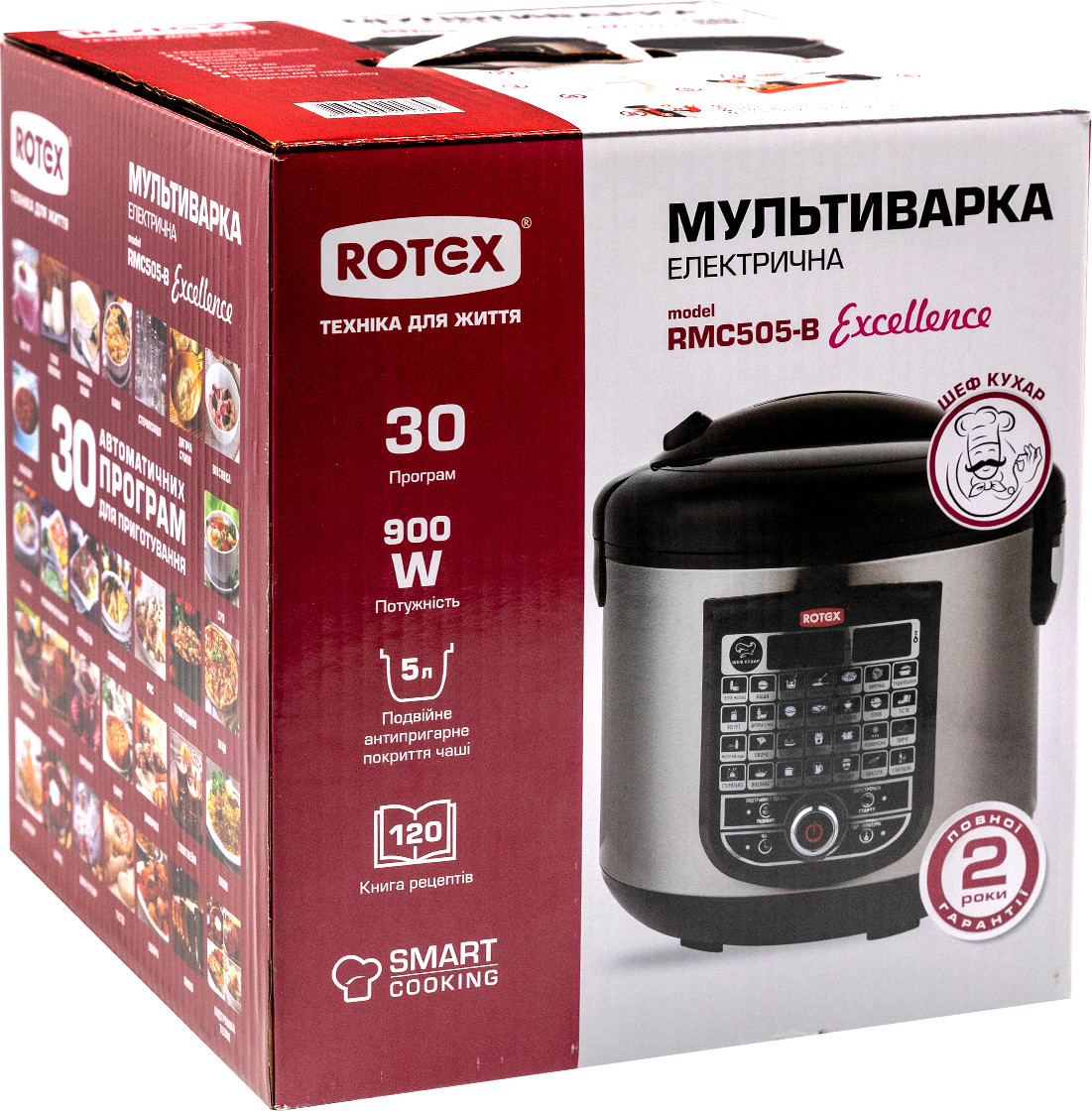 Мультиварка Rotex RMC505-B Excellence фото №6 Мультиварка Rotex RMC505-B Excellence фото №6