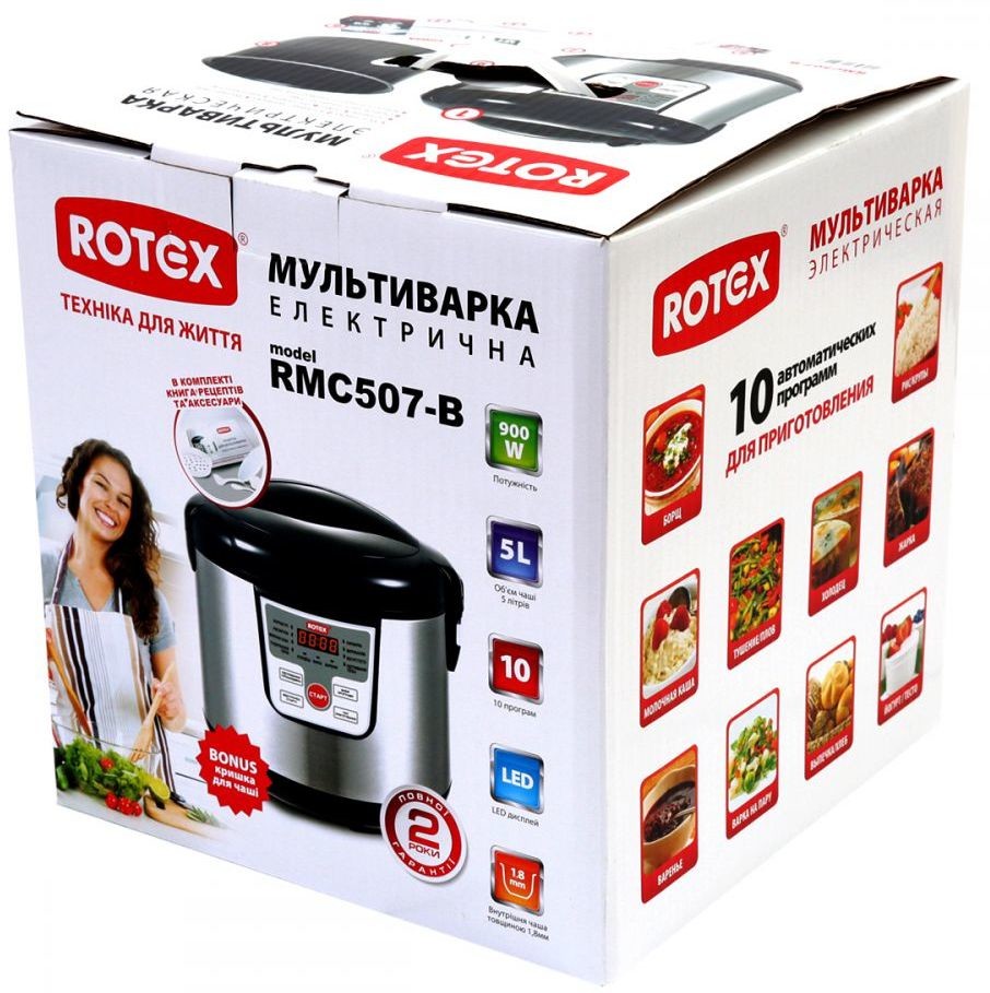 Мультиварка Rotex RMC507-B фото №4