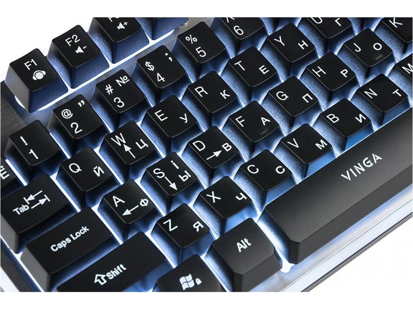 Клавиатура Vinga KBG 839 Black фото №2