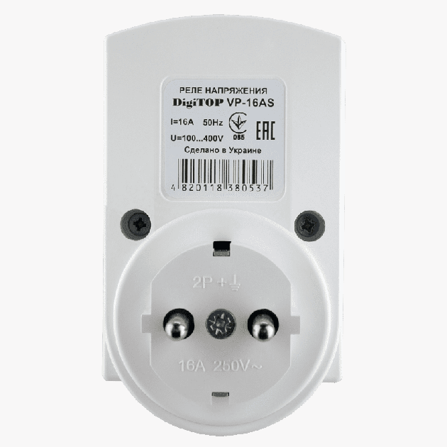 Реле напряжения Digitop VP-16AS фото №3 Реле напряжения Digitop VP-16AS фото №3